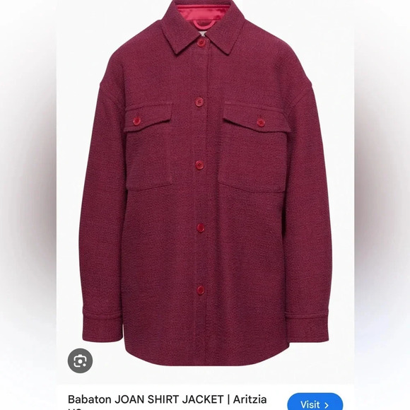 Aritzia Babaton Shacket size 2 - Picture 2 of 9